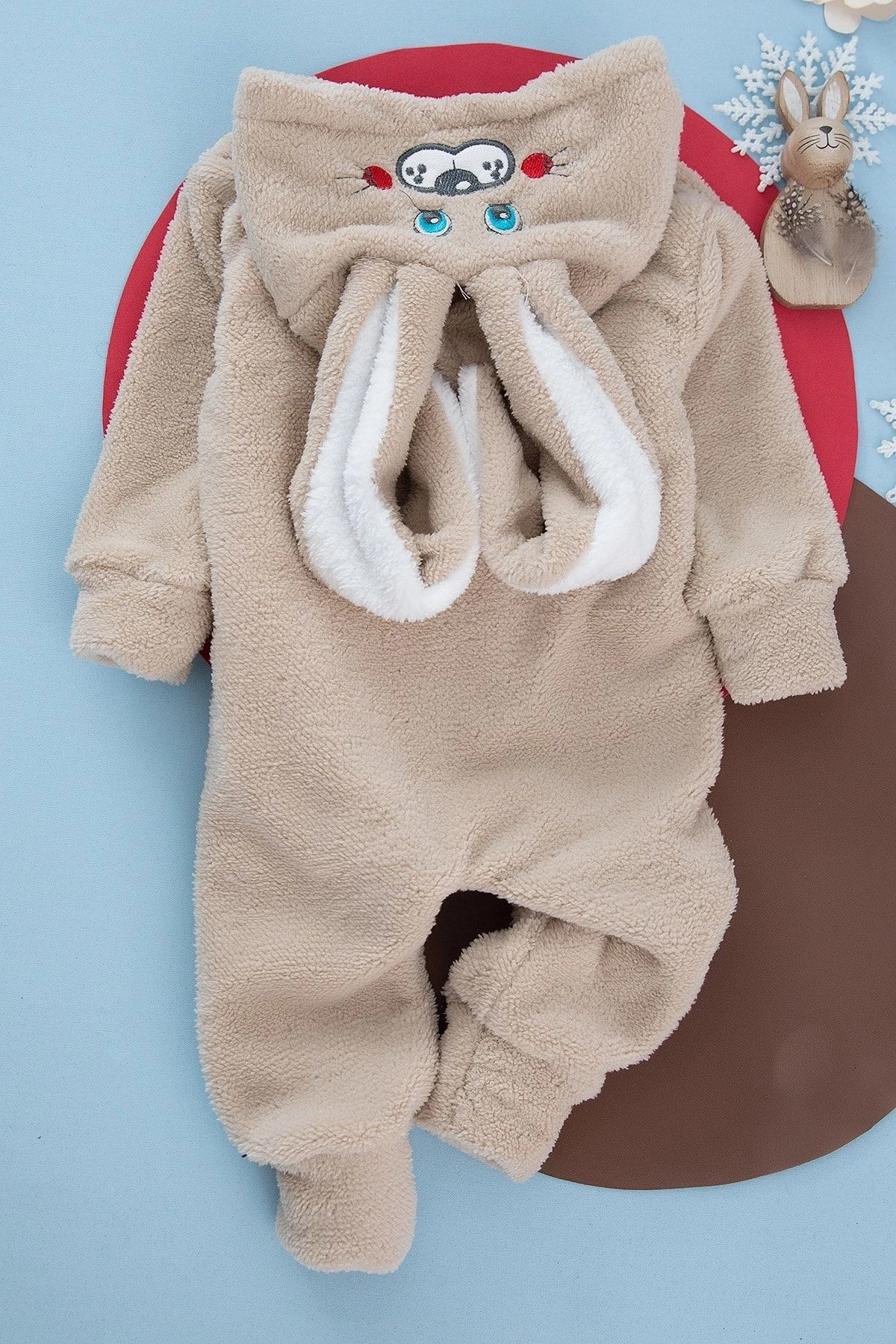 Welsoft%20Unisex%20Fermuarlı%20Peluş%20Kışlık%20Bebek%20Uyku%20Tulumu%20Çocuk%20Tulumu%20ve%20Kostümü%20Tavşan